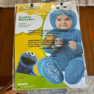Sesame Street Blue Cookie Monster 12-18 months